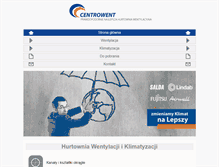 Tablet Screenshot of centrowent.pl